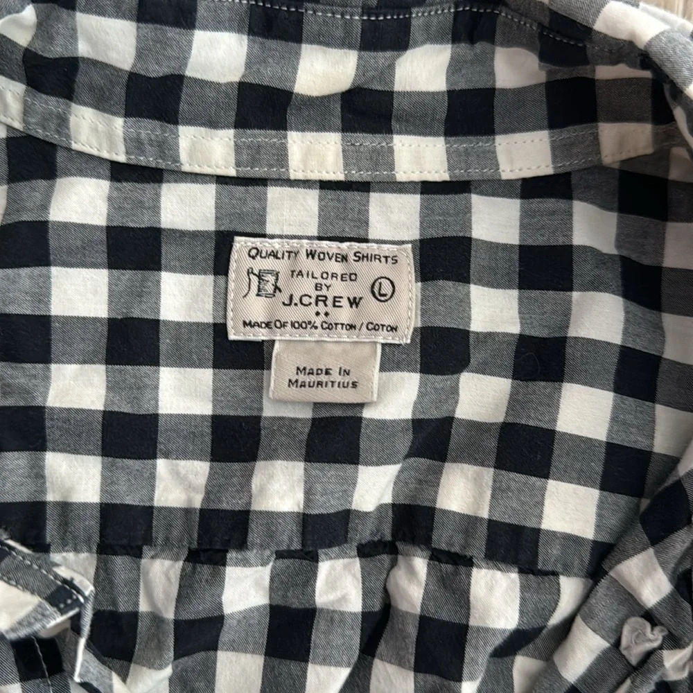 J. Crew pocket checkered has